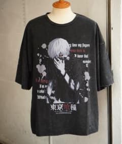 新品 アンダーグラウンド 東京喰種 金木くんコラボTシャツ ピグメント 
