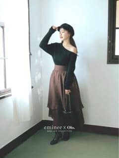 【eminee x Olu.】シアーウェーブスカートのサムネイル