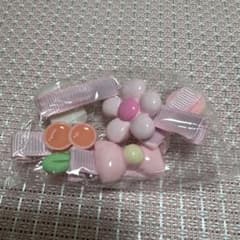 ヘアクリップ セット ピンク パステルカラーのサムネイル