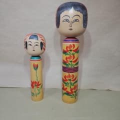 伝統こけし 小野寺幸楽 作 2体セット K259伝統こけし佐藤重之助作2点 - メルカリ