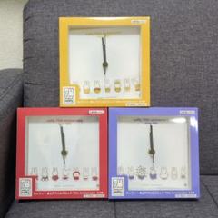 ミッフィー 70th Anniversary 卓上アクリルクロック3色セット