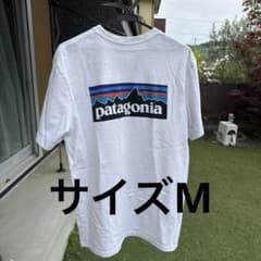 patagonia P6ロゴT M ホワイトのサムネイル