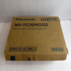 미개봉 12개 파나소닉 VHS-C 비디오 테이프 NV-TC30HGS2