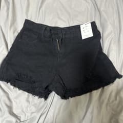 GRL クラッシュデニムハイウエストショートパンツのサムネイル