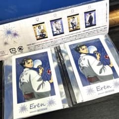 エレン 進撃の巨人 B2タペストリー 浴衣 向日葵 gigo カード 特典 