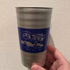 【未使用】ヤクルト　スワローズ　つば九郎とつばみデザイン　アルミカップのサムネイル
