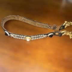 ヴィンテージスタッズ装飾 レザー ウォレットチェーンのサムネイル