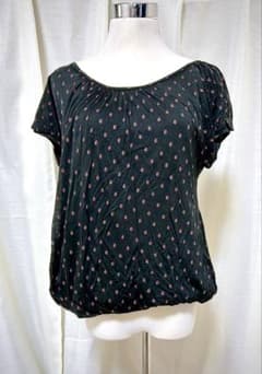【中古】HYSTERIC GLAMOUR 半袖ドット柄トップスのサムネイル