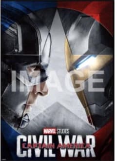MARVEL HAPPYくじ ポスター賞 キャプテンアメリカ シビルウォーのサムネイル