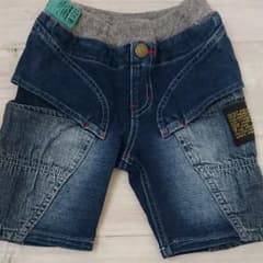 デニムハーフパンツ110㎝のサムネイル