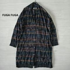 FUGA FUGA フーガフーガ 長袖 Vネック ロングカーディガン 佐藤繊維