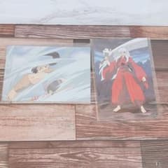 犬夜叉 鋼牙　ブロマイド 2枚セット