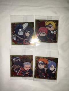 NARUTO 暁 シール ステッカー 4枚セットのサムネイル