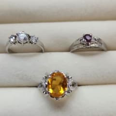 ルビーカラー vintage リング K18 スクエア合成ルビー 和彫 ヴィンテージリング | 結antiques