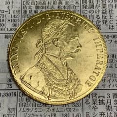 海外古銭 オーストリアコイン ダカット 双頭の鷲 コイン 1873年 - メルカリ