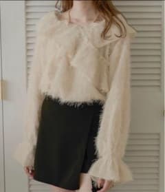 Ambre Neigeアンブルネージュ2wayクロスラッフリルブラウスのサムネイル