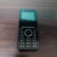 EMPORIO ARMANI ブラック携帯電話 EMPORIO ARMANI ブラック携帯電話 | Mercari