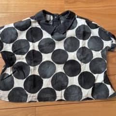 ハンドメイド 子ども服 ドット柄ブラウスのサムネイル
