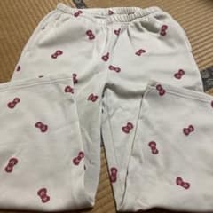 ハローキティ 総柄 パジャマ パンツ アイボリーのサムネイル
