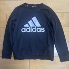 adidas 黒 トレーナー　150cmのサムネイル