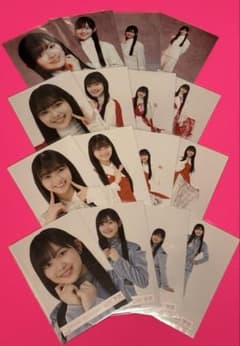 山川宇衣 櫻坂46 生写真 摩擦係数 新参者 赤白 赤緑 水色16種コンプ