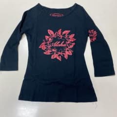 Maries アロハプリント ブラック トップスのサムネイル