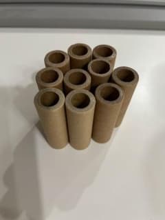 紙筒 10本セット 工作用 梱包資材のサムネイル