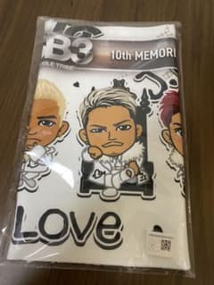 三代目　オンラインブース 白LOVE フェイスタオル　レアのサムネイル