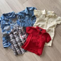 ポロ・ファミリア・GAP 80サイズ　男の子用夏服5点まとめ売りのサムネイル