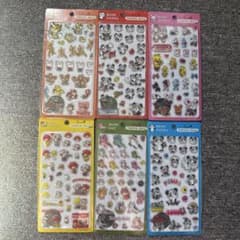 新品 内藤ルネ ぷくぷくジェリーシール 6種のサムネイル