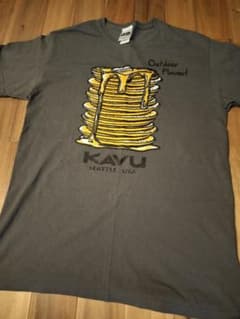 ミ*ー様 ​【人気】KAVU カブー パンケーキ Tシャツ M チャコールグレーのサムネイル
