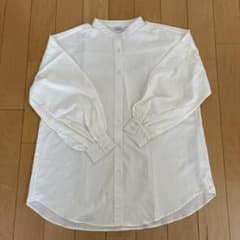 INGNI バンドカラーシャツ ホワイト 長袖のサムネイル