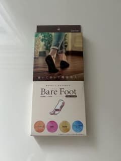 Bare Foot ブラック ソックス