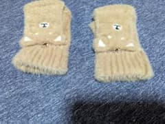 値下げベージュの柴犬デザインアームカバーのサムネイル