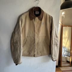 80S USA製 carhartt トラディショナルジャケット ベージュ