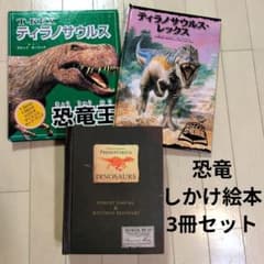 恐竜しかけ絵本セット ポップアップ式絵本図鑑セット - メルカリ
