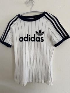 adidas 半袖 Tシャツ ストライプ トレフォイルロゴのサムネイル