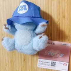 サリー　モンスターズ・インク　ミルキーボア　ヘルメットに隠れちゃったマスコット
