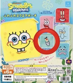 スポンジボブ ふわふわスクエアポーチ プランクトンのサムネイル
