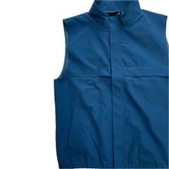 新品タグ付 LAKOLE ワークベスト L ゆったり 青緑　キャンプ 旅行のサムネイル