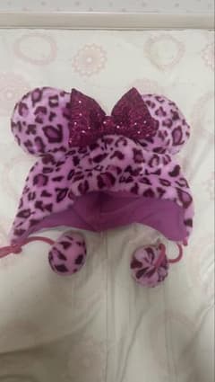 ミニー ヒョウ柄 ファンキャップのサムネイル