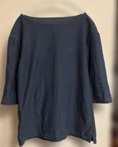 희귀 UNIQLO and LEMAIRE 협업 보트 넥 컷 톱