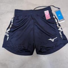 Mizuno レディース バレーボールパンツ L ネイビーのサムネイル