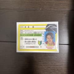 仮面ライダーマッハ 詩島剛 免許証風カードのサムネイル