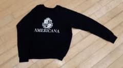 アメリカーナ　AMERICANA  ミニ裏毛　スウェット　Mのサムネイル