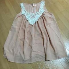 アラマンダ ふんわりビジューシフォン タンクのサムネイル