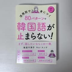 活用別で身につく 80パターンで韓国語が止まらない！のサムネイル