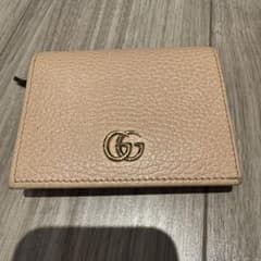 GUCCI グッチ GGマーモント ピンク 二つ折り財布 ウォレットのサムネイル