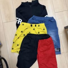 BABYDOLL キッズ服 4点セット パーカー ハーフパンツのサムネイル