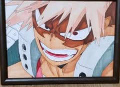 僕のヒーローアカデミア　ヒロアカ　爆豪勝己　イラストのサムネイル